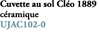 Cuvette au sol Cl o 1889 c ramique UJAC102 0 