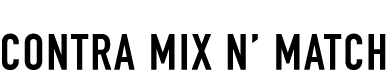 CONTRA MIX N’ MATCH