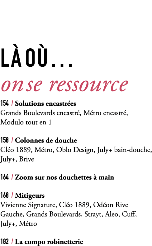 l o … on se ressource 154 / Solutions encastr es Grands Boulevards encastr , M tro encastr , Modulo tout en 1 158 / ...