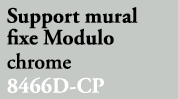 Support mural fixe Modulo chrome 8466D CP