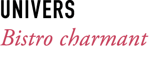 Univers Bistro charmant 