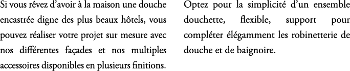 Si vous r vez d’avoir  la maison une douche encastr e digne des plus beaux h tels, vous pouvez r aliser votre projet...