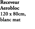 Receveur Aerobloc 120 x 80cm, blanc mat E62104 WPM 