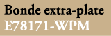 Bonde extra plate E78171 WPM 