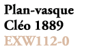 Plan vasque Cl o 1889 EXW112 0