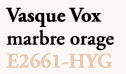 Vasque Vox marbre orage E2661 HYG