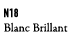 N18 Blanc Brillant