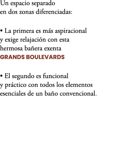 Un espacio separado en dos zonas diferenciadas: • La primera es m s aspiracional y exige relajaci n con esta hermosa ...