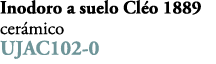 Inodoro a suelo Cl o 1889 cer mico UJAC102 0 