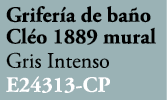 Grifer a de ba o Cl o 1889 mural Gris Intenso E24313 CP