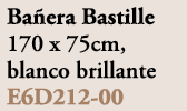 Ba era Bastille 170 x 75cm, blanco brillante E6D212 00