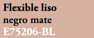 Flexible liso negro mate E75206 BL
