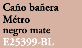Ca o ba era M tro negro mate E25399 BL