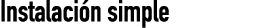 Instalaci n simple